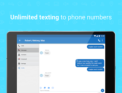 Talkatone: Free Texts, Calls & Phone Number 6.5.0 screenshots 9