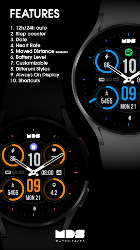 MDS325 - Hybrid Watch Face Screen 2