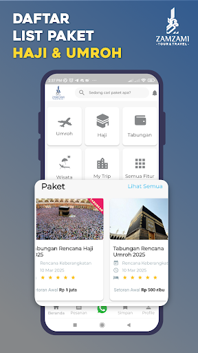 Android application ALZAMZAMI MEKAH WISATA screenshort