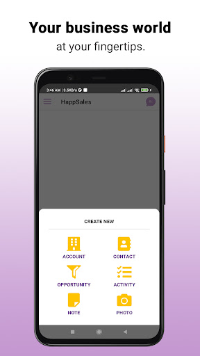 HappSales Screen 2