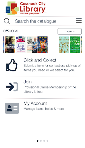 Android application Cessnock City Library screenshort