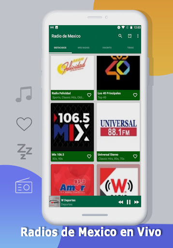 Android application Radio Mexico FM screenshort
