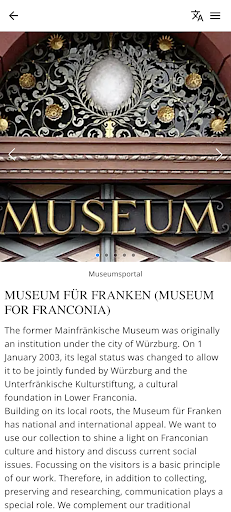 Museum für Franken Screen 2