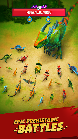 Jurassic Warfare: Dino Battle banner