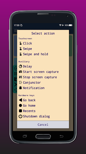 Android application Perfect Click Lite screenshort