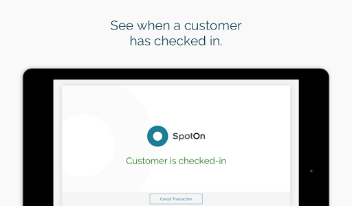 Android application SpotOn Business Kiosk Sidekick screenshort
