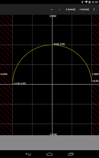 Android application Function Graphs Plotter screenshort