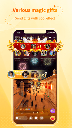 Beela Chat - Voice Room Screen 2