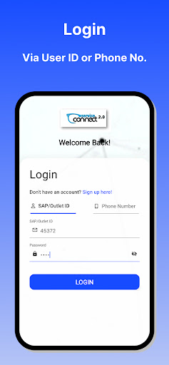 Service Connect 2.0 Screen 2