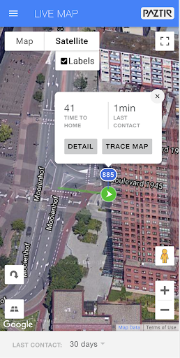 Android application Paztir screenshort