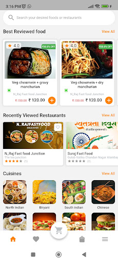 SwaadSathi Fresh Food Delivery Screen 2