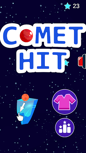 Android application Comet Hit screenshort