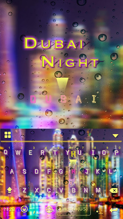 Dubai Night Keyboard Theme - 10.0 - (Android)
