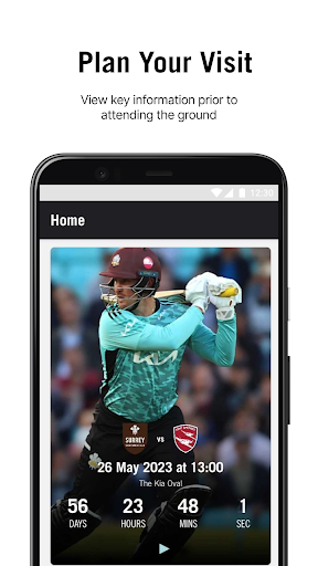 Android application The Kia Oval screenshort