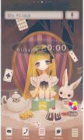 screenshot of Alice's Tea Party Wallpaper