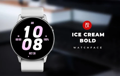 Ice Cream Bold Watch Face