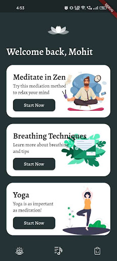 Serenity: Meditation and Yoga Screen 2