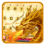 Golden Dragon Flame Keyboard Theme Apk