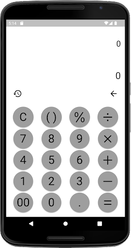 Android application Simple Calculator screenshort