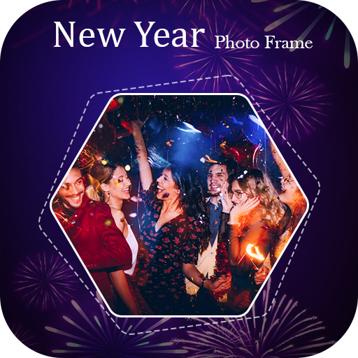 Happy New Year Photo Frame  Icon