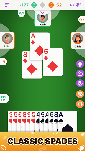 Android application Spades screenshort