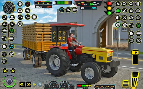 トラクターの運転: 農業 3D