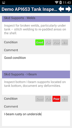 MARSworx Mobile Client Screen 2