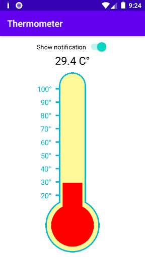 Battery temperature Screen 3