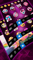 screenshot of Pink Smokey Weed Keyboard Theme