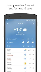Yandex.Weather Herunterladen 3