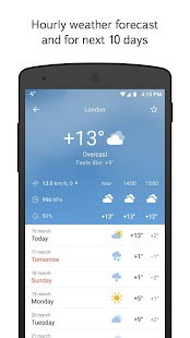 Yandex.Weather Screenshot