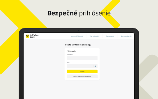 Screenshot of Raiffeisen Bank SK