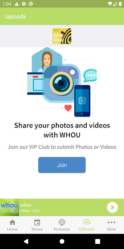 WHOU 100.1 FM Screen 3