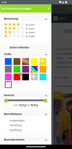 DartSturm.de Screen 2