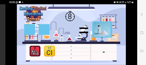 Android application Periodic Table Game screenshort
