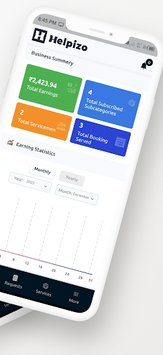 Helpizo Provider Screen 2