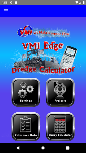 Android application Edge Dredge Calculator screenshort