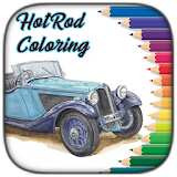 ColorFill - HotRod Cars Coloring Pages icon