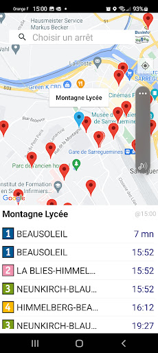 BusInfo Mobile Sarreguemines Screen 3