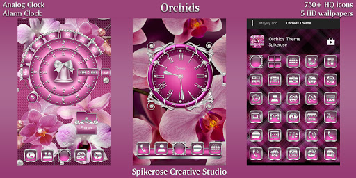 Orchids Theme Screen 2