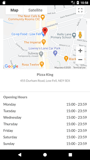 Pizza King NE9 Screen 2