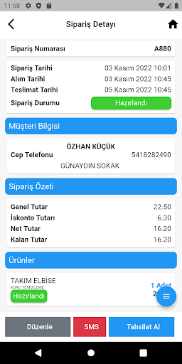 Aktif Müşteri Mağaza Takip Screen 2