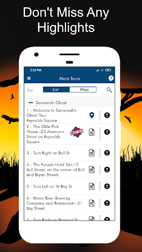 Ghosts of Savannah Tour Guide Screen 3