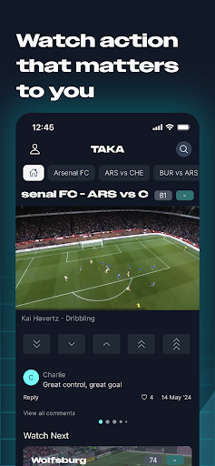 Android application Taka Sports screenshort