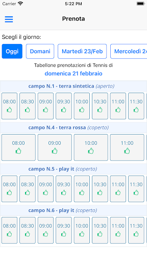 Tennis Club Maniago Screen 3