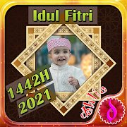 Idul Fitri Photo Card Frame 2020