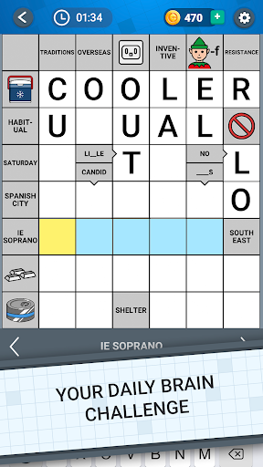 Daily Crossword Arrow Solo Screen 3
