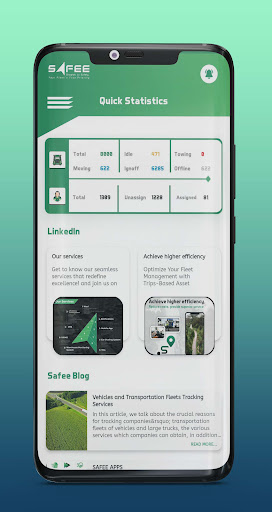 Android application Safee Tracking screenshort