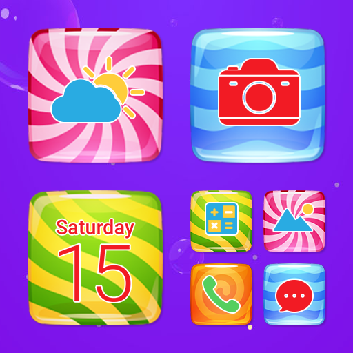 Wow Candy Sweet Icon Pack logo