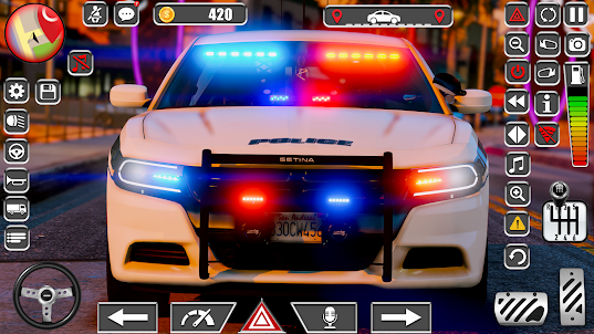 juego de coches de policia